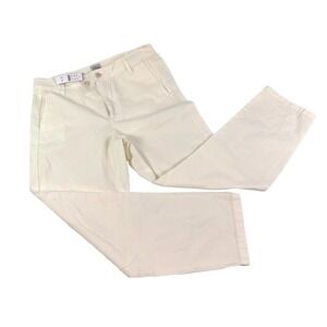 J Crew Slouchy Boyfriend Chinos Sz 29 Off White Preppy Coastal NWT